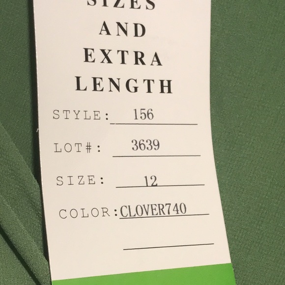 Bill Levkoff Style 156 Green Strapless Dress - Picture 4 of 5